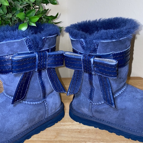 UGG Midnight Blue Josette Short Boots - Picture 5 of 8